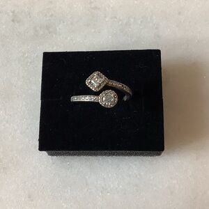 Pandora Abstract Elegance Open Ring in Sterling Silver, Brand New